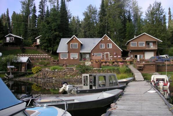 Babine Guides and Outfitter Main Lodge on Babine Lake